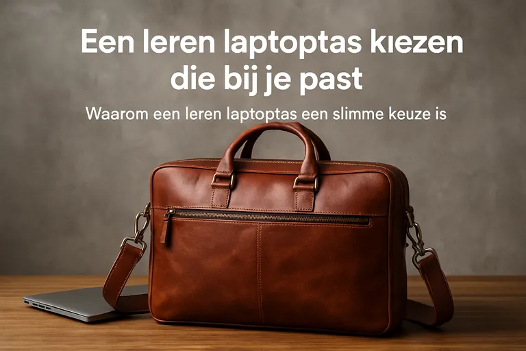 Een leren laptoptas kiezen die bij je past